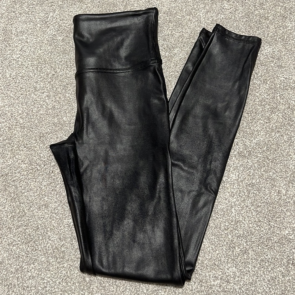 Spanx Faux Leather Leggings